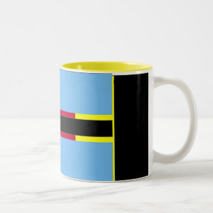 Flag Of Belgium and Botswana Striped Mug