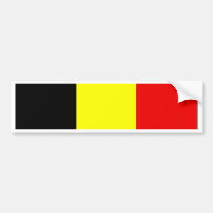 Flag of Belgium Bumper Sticker