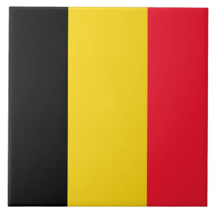 Flag of Belgium Ceramic Tile