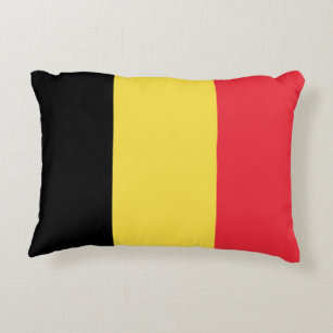 Flag of Belgium custom design Accent Pillow