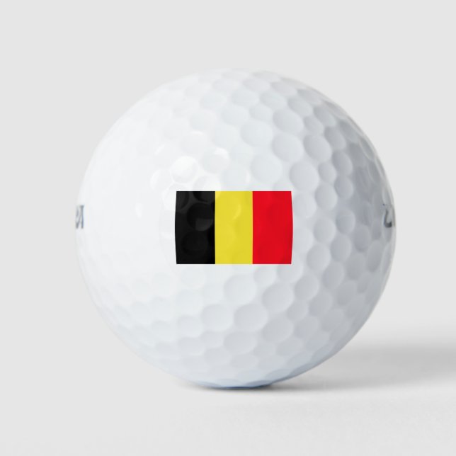 Flag of Belgium Golf Balls (Front)