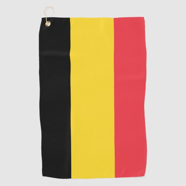 Flag of Belgium Golf Towel (Front)