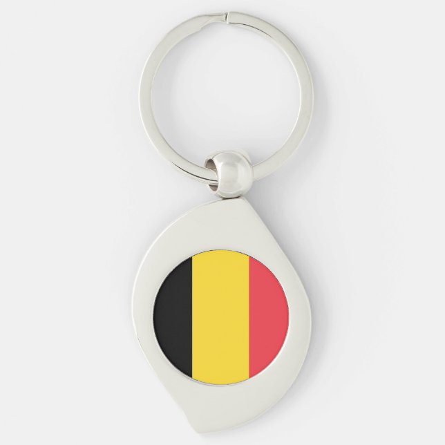 Flag of Belgium Keychain (Front)