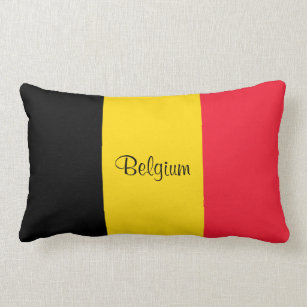 Flag of Belgium Lumbar Pillow
