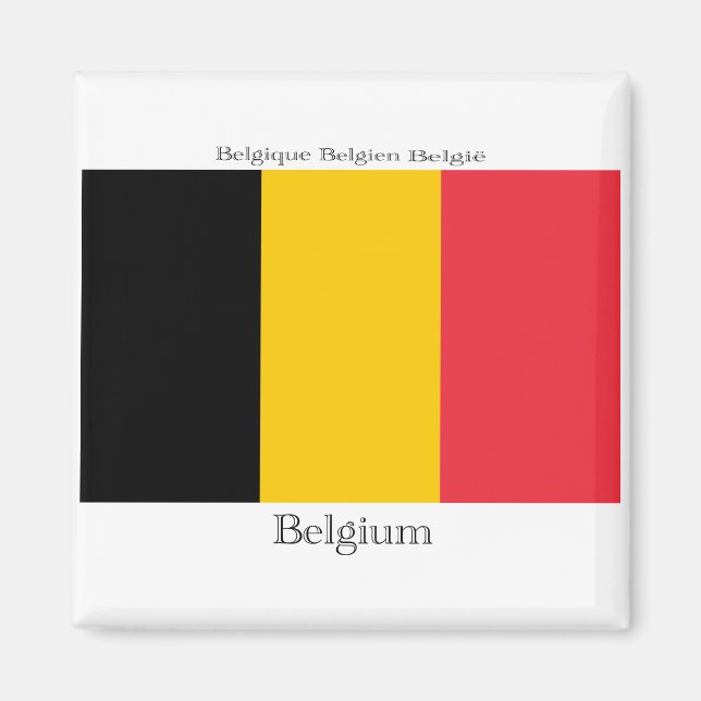 Flag of Belgium Magnet (Front)