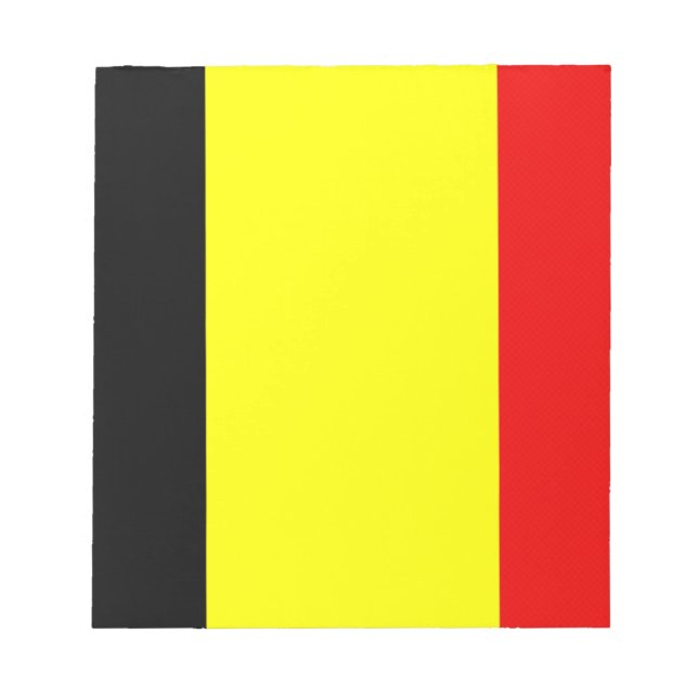 Flag of Belgium Notepad (Front)