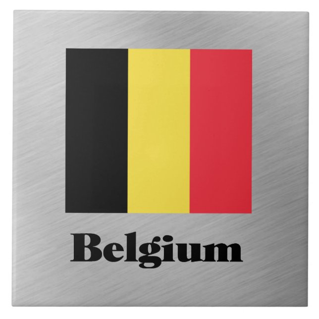 Flag of Belgium,  Tile (Front)