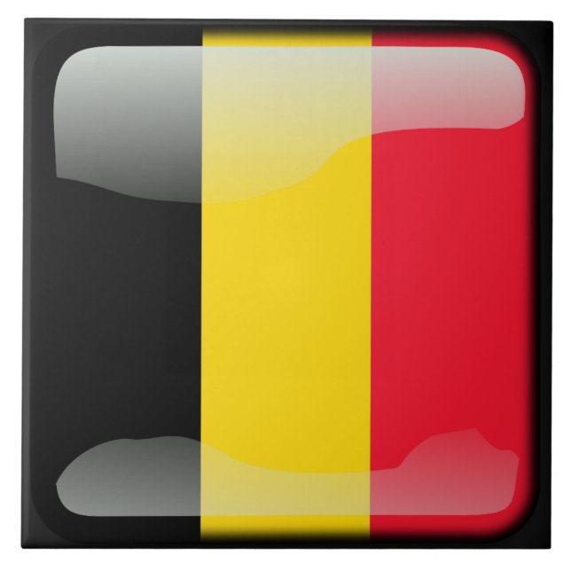 Flag of Belgium Tile (Front)