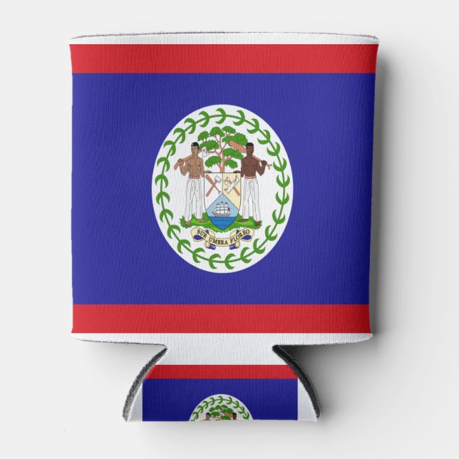 Flag of Belize Can Cooler (Front)