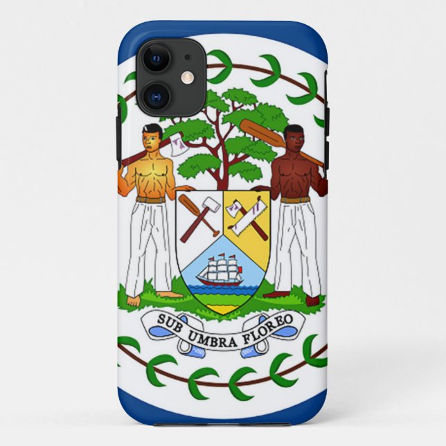 Flag of Belize Case-Mate iPhone Case (Back)