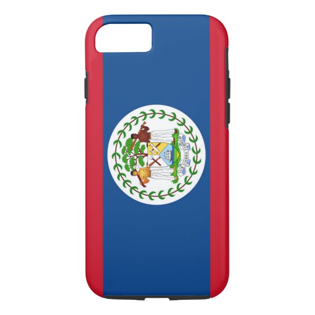 Flag of Belize Case-Mate iPhone Case (Back)