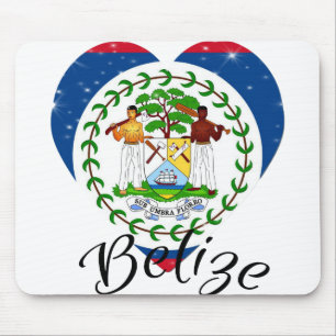 Flag Of Belize - Mouse Pad