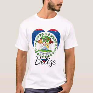 Flag of Belize. T-Shirt