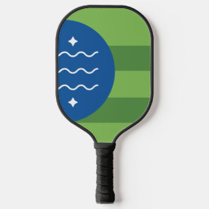 Flag of Bellingham, Washington Pickleball Paddle