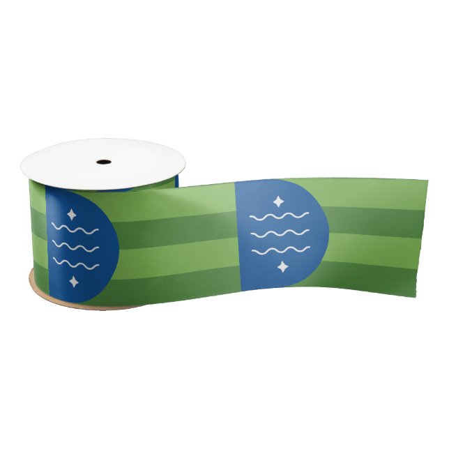 Flag of Bellingham, Washington Satin Ribbon (Spool)