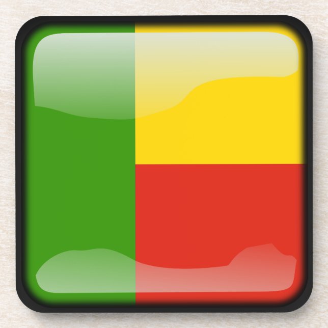 Flag of Benin Coaster (Front)