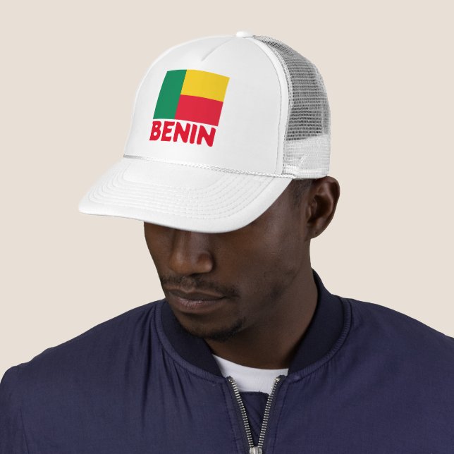 Flag of Benin Trucker Hat (In Situ)