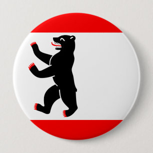 Flag of Berlin 4 Inch Round Button