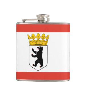 Flag of Berlin Flask