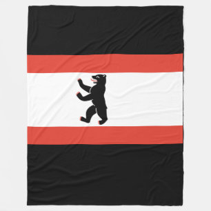 Flag of Berlin Fleece Blanket