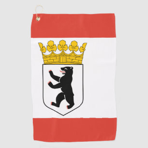 Flag of Berlin Golf Towel
