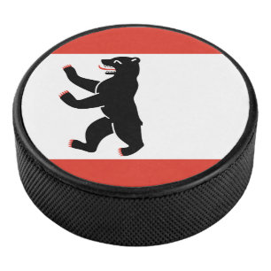 Flag of Berlin Hockey Puck