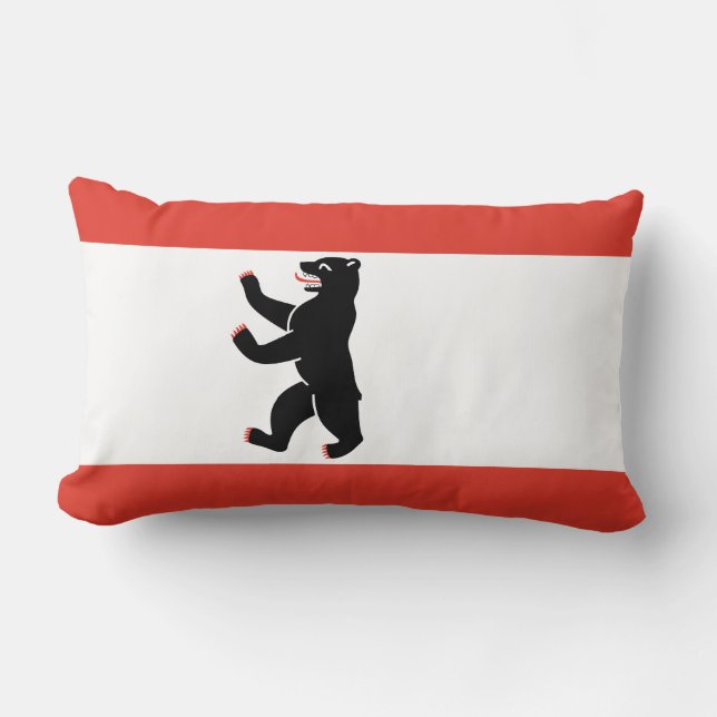 Flag of Berlin Lumbar Pillow (Front)