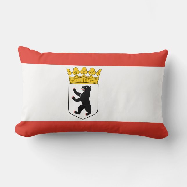 Flag of Berlin Lumbar Pillow (Front)