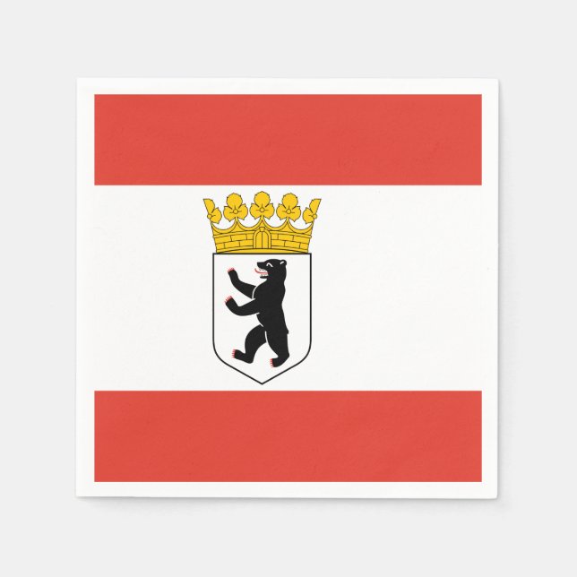 Flag of Berlin Napkins (Front)