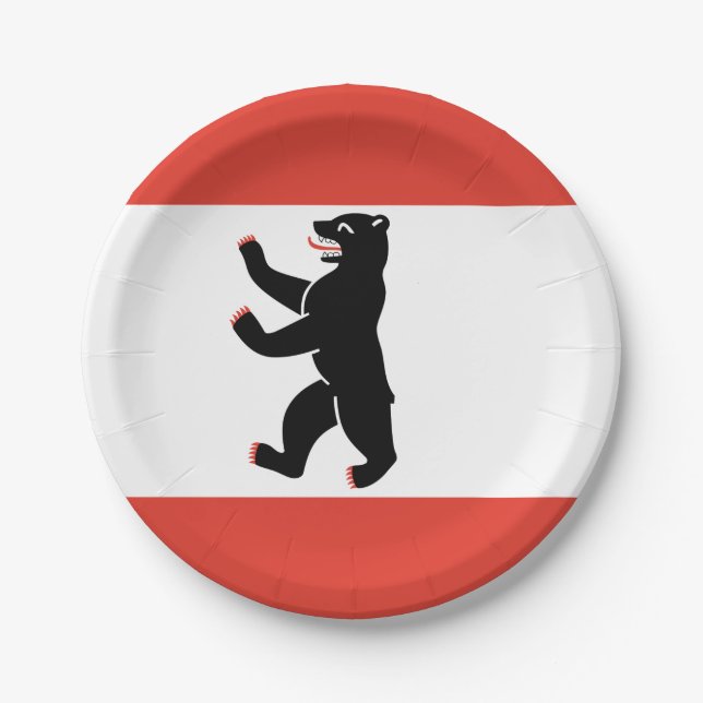 Flag of Berlin Paper Plates (Front)