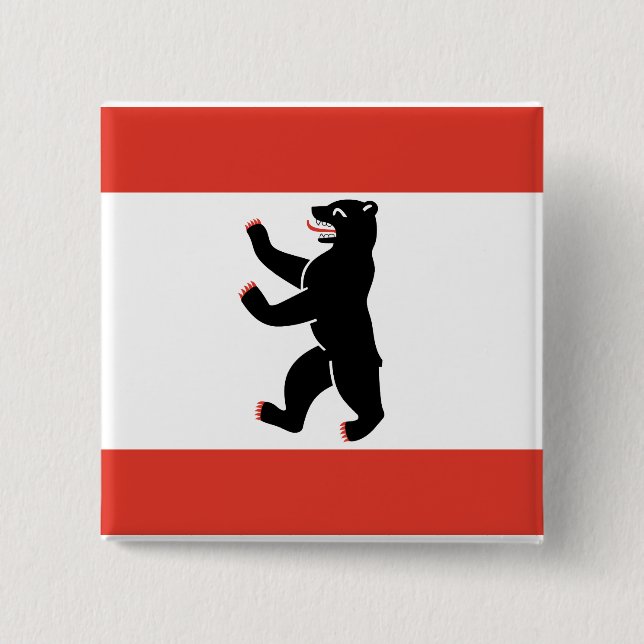 Flag of Berlin Pinback Button (Front)