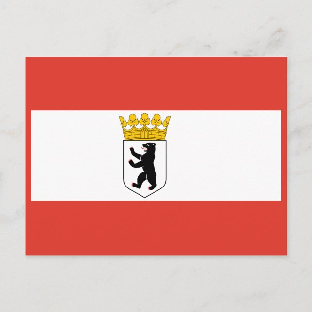 Flag of Berlin Postcard (Front)