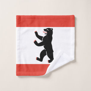 Flag of Berlin Wash Cloth