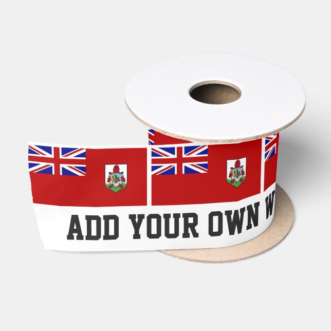 Flag of Bermuda Satin Ribbon (Spool)