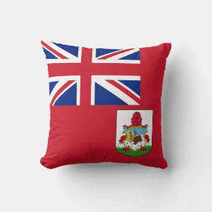 Flag of Bermuda Throw Pillow