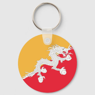 Flag of Bhutan Keychain