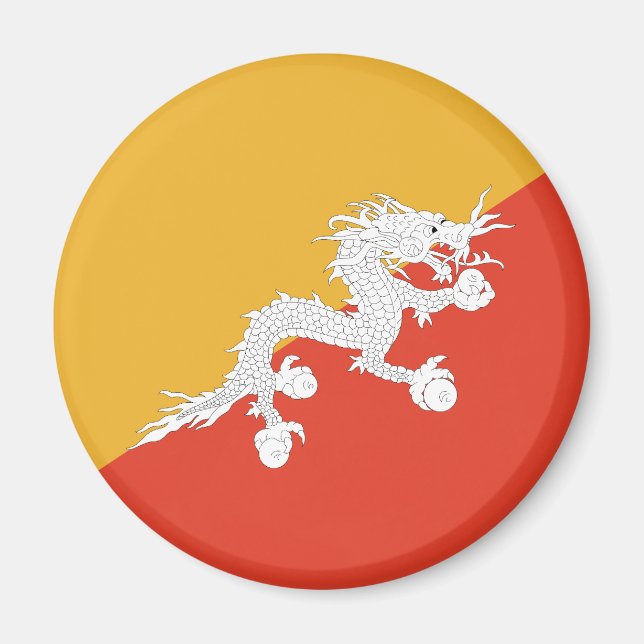 Flag of Bhutan Magnet (Front)