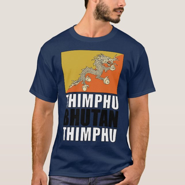 Flag of Bhutan T-Shirt (Front)