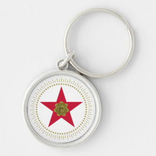 Flag of Birmingham, Alabama Keychain