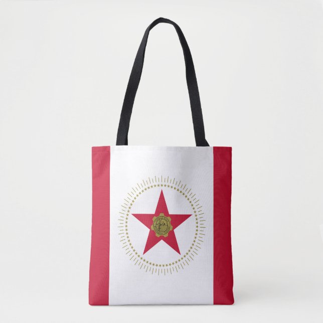 Flag of Birmingham, Alabama Tote Bag (Front)