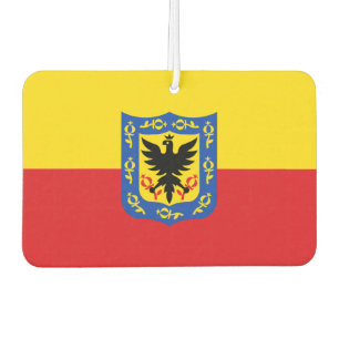 Flag of Bogota, Colombia Cufflinks Air Freshener