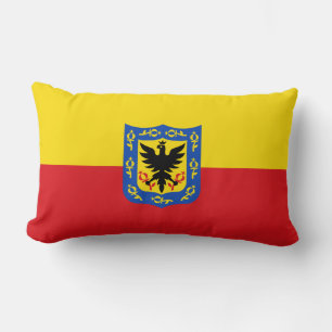 Flag of Bogota, Colombia Lumbar Pillow
