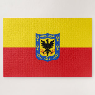 Flag of Bogotá (Colombian Capital City) Jigsaw Puzzle