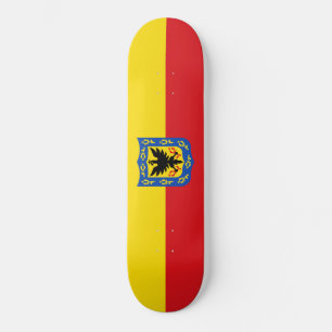 Flag of Bogotá (Colombian Capital City) Skateboard