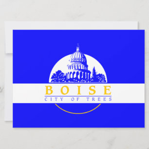 Flag of Boise (Idaho City) Card