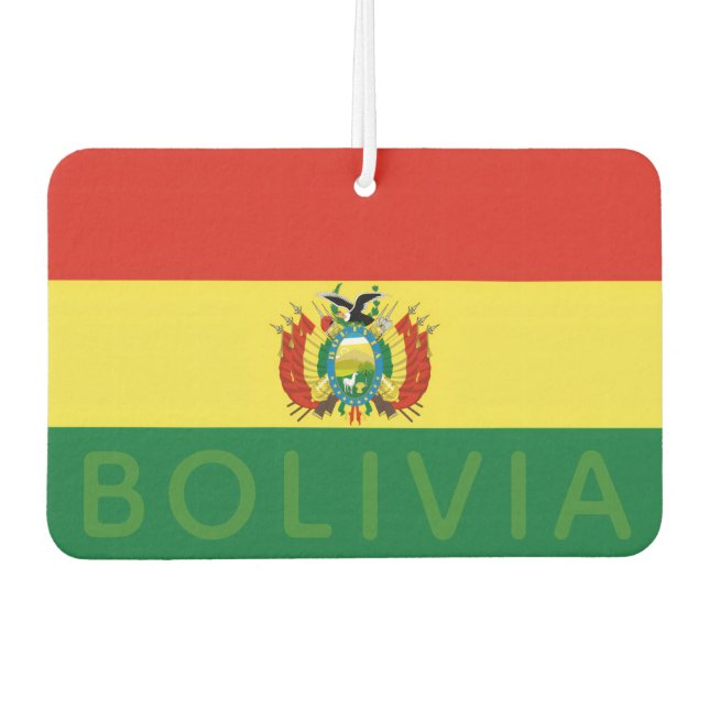 Flag of Bolivia Air Freshener (Front)
