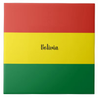 Flag of Bolivia, labelled,