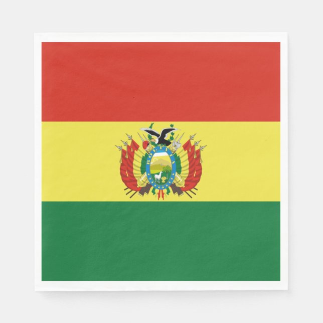 Flag of Bolivia Napkin (Front)