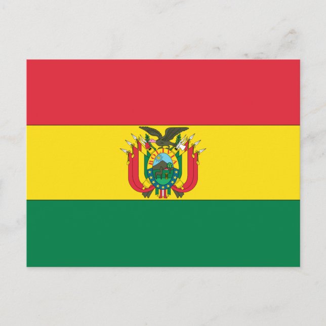 Flag of Bolivia Postcard (Front)