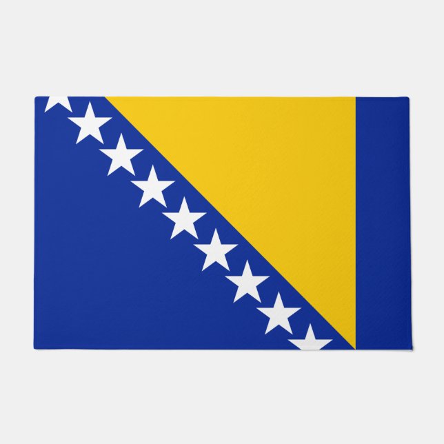 Flag of Bosnia and Herzegovina Doormat (Front)